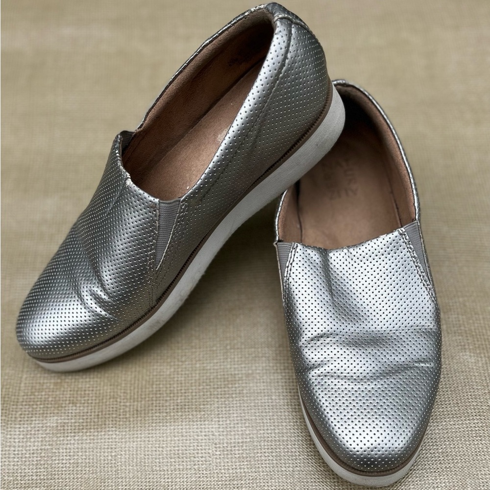 Naturalizer Silver Slip-On Women's Loafer